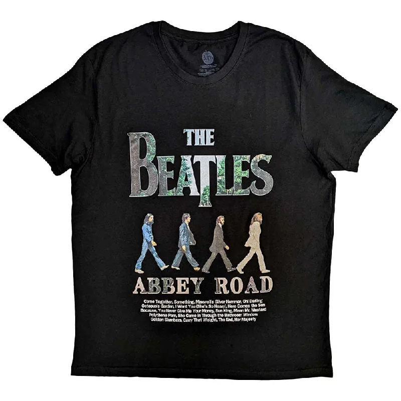 The Beatles | Official Band T-shirt | Abbey Road '23 Satin Fabric Silk Fabric Chiffon Fabric