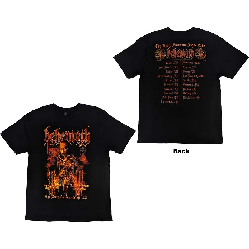 Behemoth | Official Band T-shirt | North American Tour '22 Puppet Master (Back Print) Jersey Fabric Tulle Fabric Batik Fabric