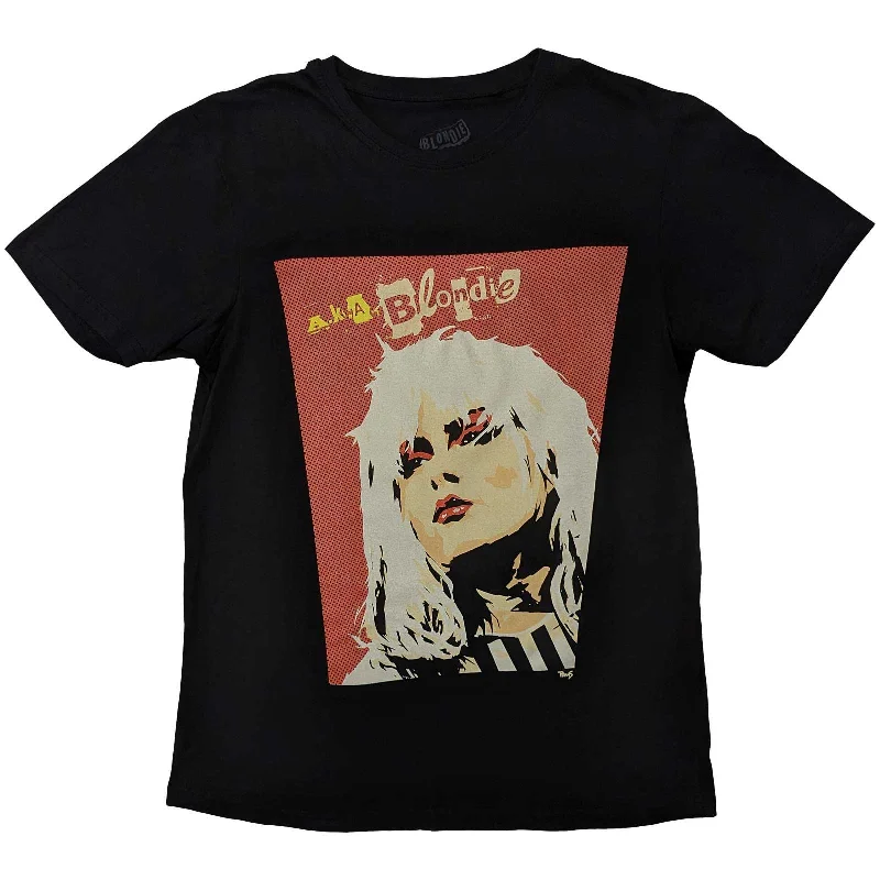 Blondie | Official Band T-Shirt | AKA Pop Art Hooded Caped Shawl Collar