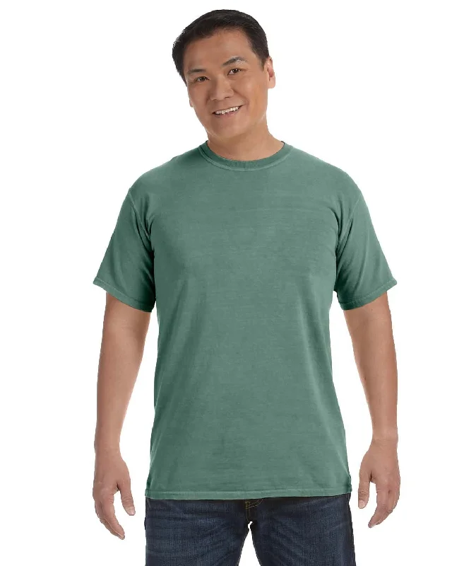 Comfort Colors Ringspun Garment-Dyed T-Shirt | Light Green Fleece Nylon Spandex