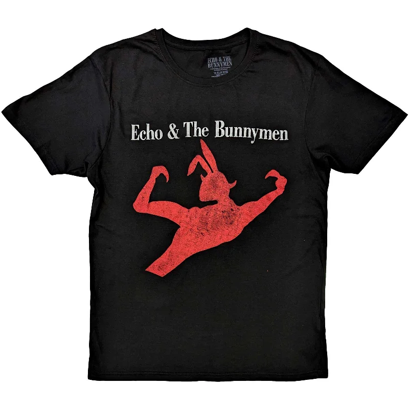 Echo & The Bunnymen | Official Band T-Shirt | Creature Hooded Caped Shawl Collar