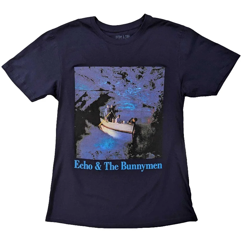 Echo & The Bunnymen| Official Band T-Shirt | Ocean Rain Lace Blend Ribbed Blend Corduroy Blend