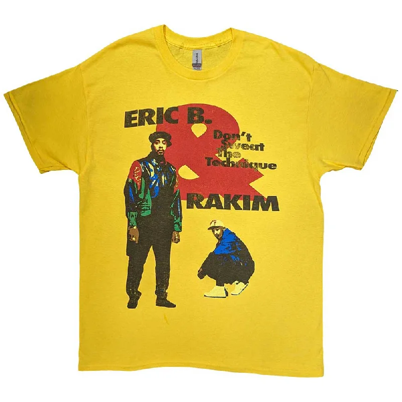 Eric B. & Rakim | Official Band T-Shirt | Don't Sweat Fleece Fabric Down Fabric Feather Fabric