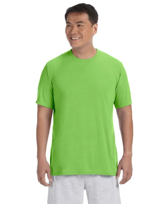 Gildan 4.5 oz. Performance T-Shirt | Lime Lace Blend Ribbed Blend Corduroy Blend