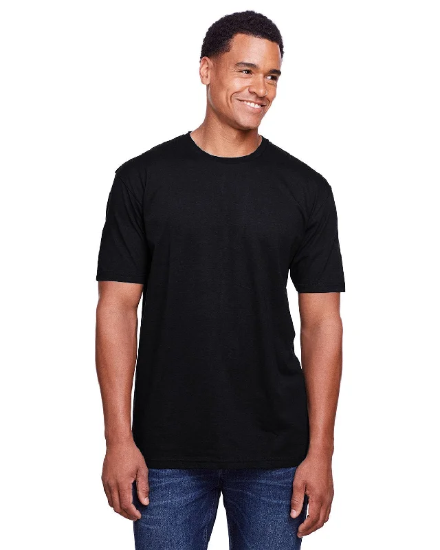 Gildan Adult Softstyle EZ Print T-Shirt | Pitch Black Silk Blend Satin Velvet