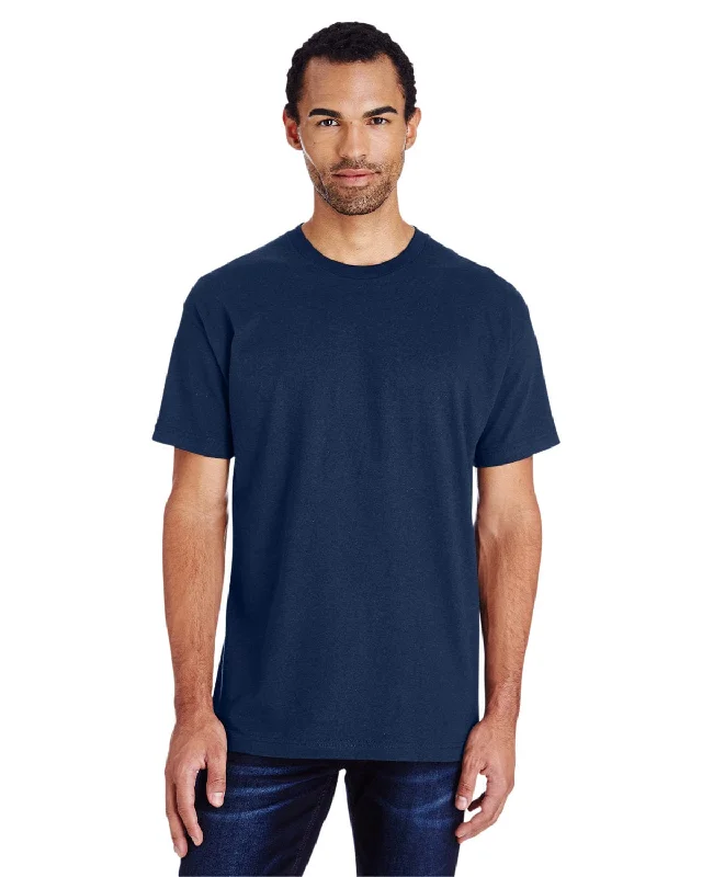 Gildan Hammer Heavyweight T-Shirt | Sport Dark Navy Ribbed T-Shirt High Neck Heavyweight