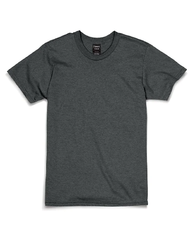 Hanes Combed Cotton T-Shirt | Charcoal Heather Oversized T-Shirt Spandex breathable