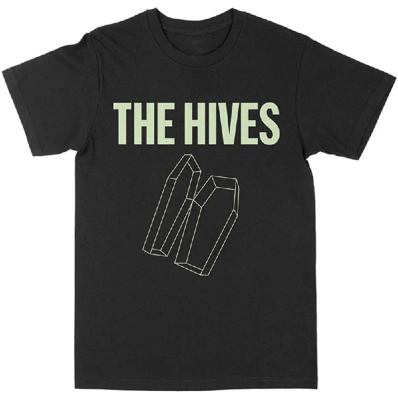 The Hives | Official Band T-shirt | Glow-in-the-Dark Coffin Satin Fabric Silk Fabric Chiffon Fabric