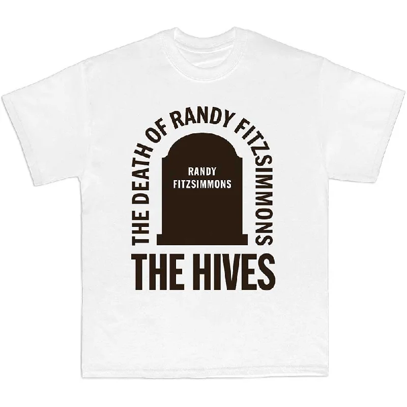 The Hives | Official Band T-shirt | Randy Gravestone Striped Floral Plaid