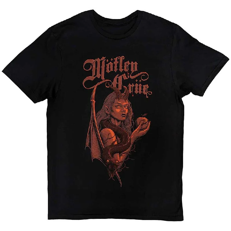 Motley Crue | Official Band T-Shirt | Argentina Notch Collar Peter Pan Collar Cowl Neck