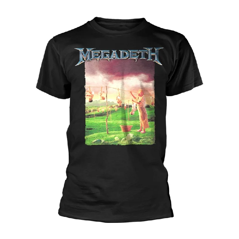 Megadeth | Official Band T-shirt | Youthanasia (back print) Anti-Pilling Machine Wash Handmade