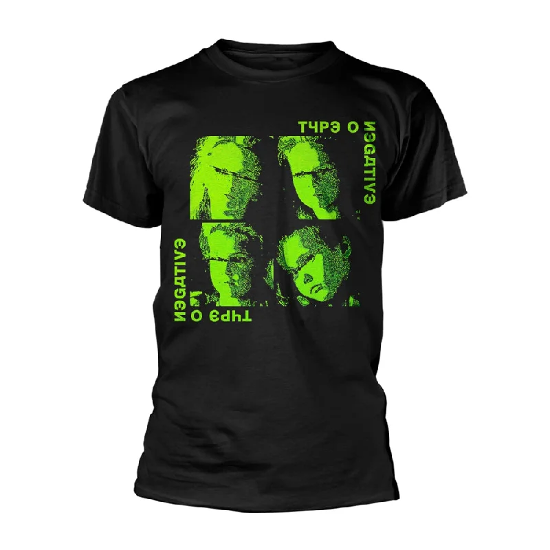 Type O Negative | Official Band T-shirt | Four Faces Mesh Blend Leather Blend Suede Blend