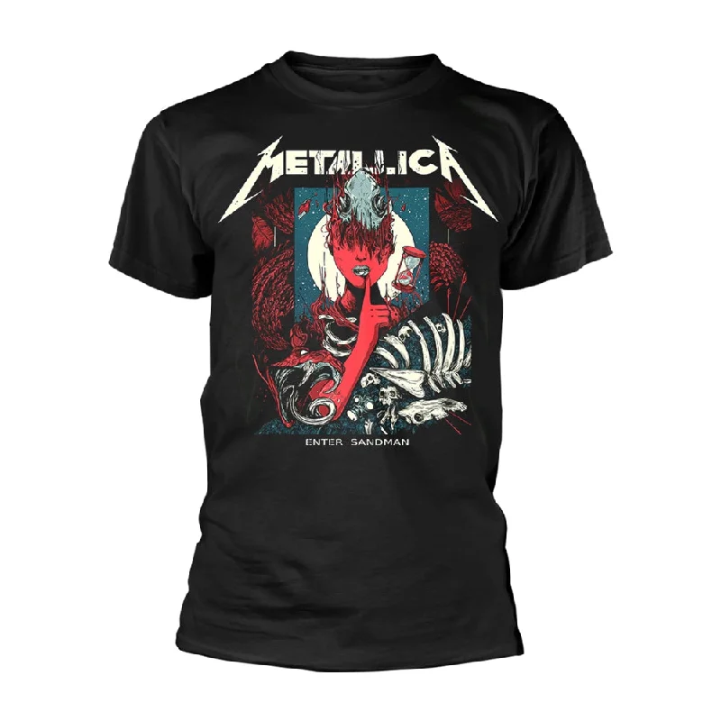 Metallica | Official Band T-shirt | Enter Sandman Poster Elegant Classic Vintage