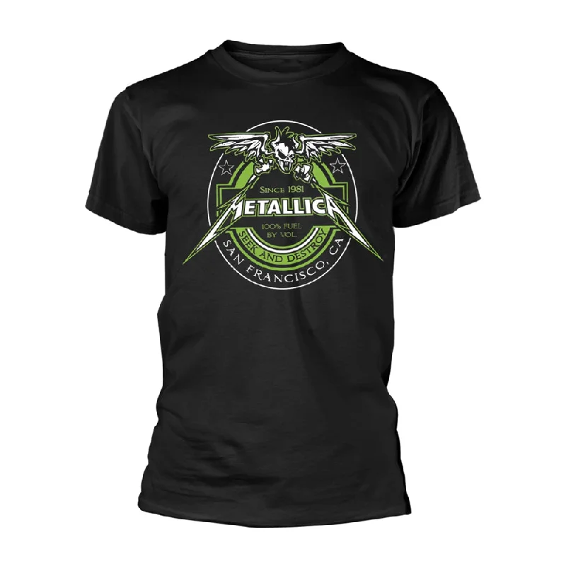 Metallica | Official Band T-shirt | Fuel Hooded Caped Shawl Collar