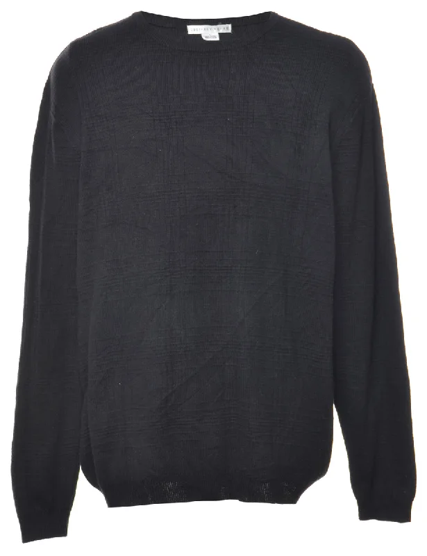 Black Geoffrey Beene Jumper - L Casual Formal Business