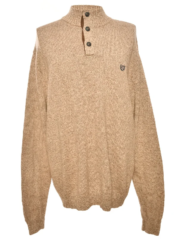 Brown Chaps Long Sleeved Jumper - XL Stylish Fashionable Trendy