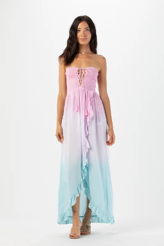 Flynn Maxi Dress Comfortable Satin Maxi Dress