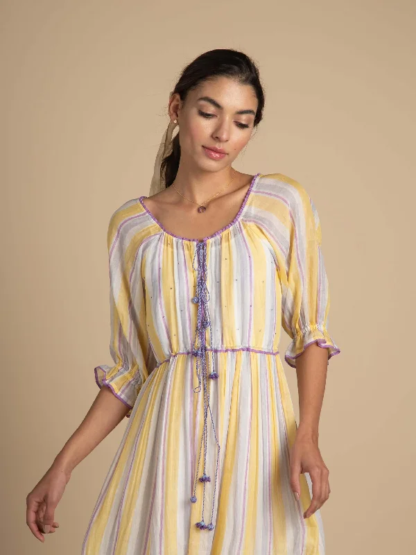 Sunset At Boca Maxi Dress Elegant Boho Maxi Dress