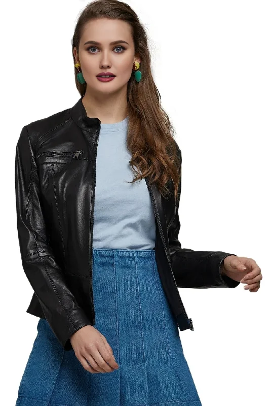 Camillie Good Outfit Black Leather Jacket For Women Denim Jacket Leather Jacket Suede Jacket