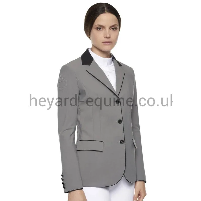 Cavalleria Toscana Competition Jacket - GP Grey 8980 Cotton Fabric Linen Fabric Terry Fabric