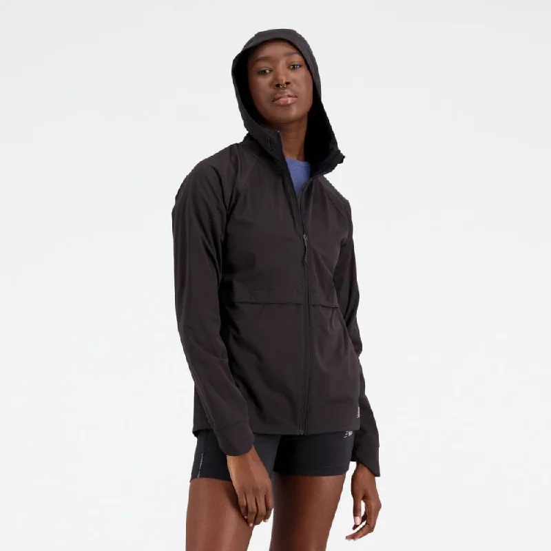 New Balance Women's Impact Run Water Defy Jacket Nylon Jacket Polyester Jacket Spandex Jacket