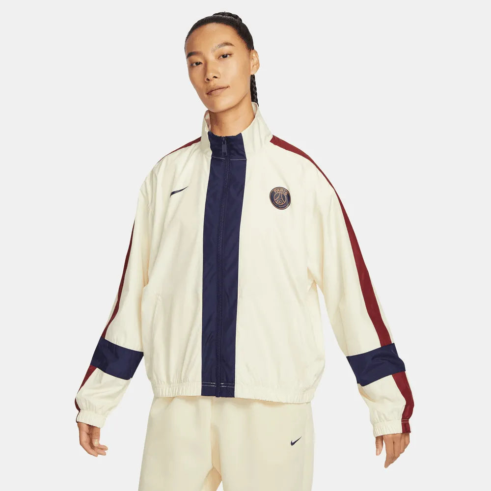 Nike 2023-24 PSG Women's Essential Graphic Jacket Welt Pockets Slit Pockets Flap Pockets