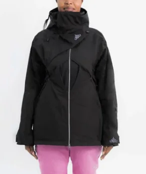 NOBODYS PRINCESS - ANNA SNOW JACKET - Black Fitted Jacket Loose Jacket Oversized Jacket