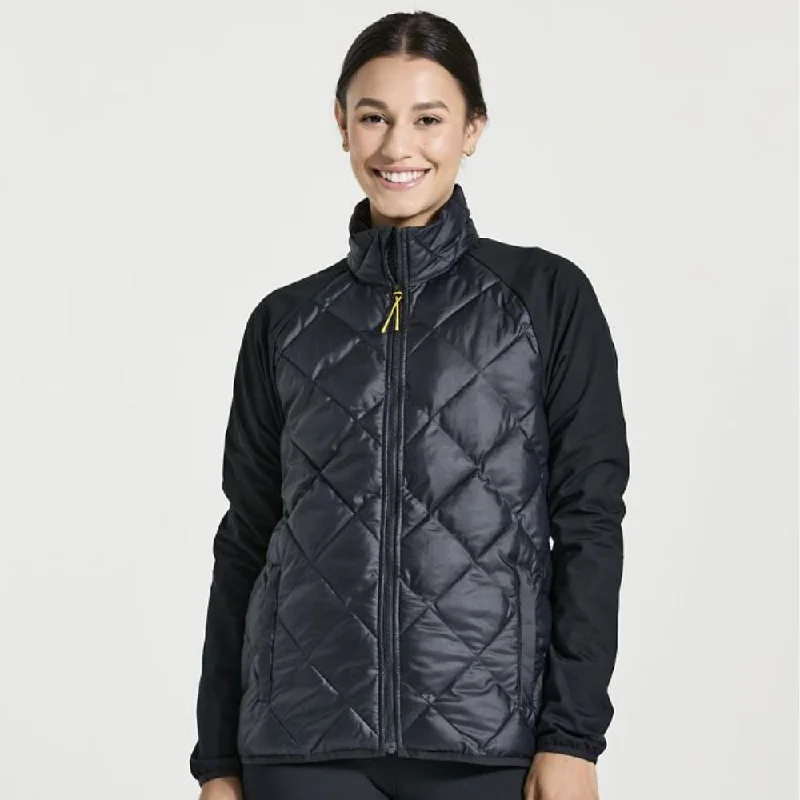 Saucony Women's Boulder Oysterpuff Jacket Faux Fur Jacket Real Fur Jacket Shearling Jacket