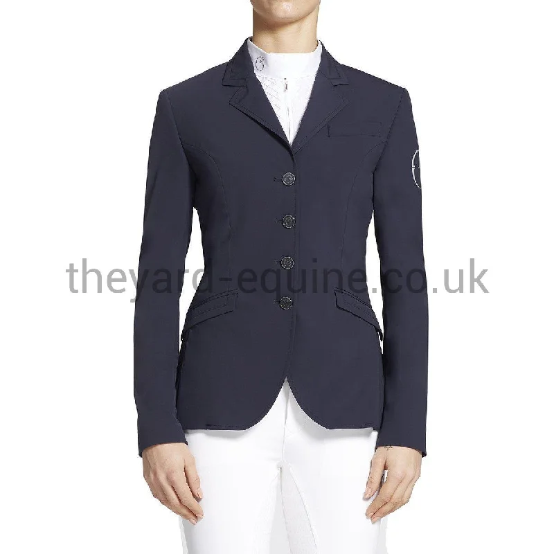 Vestrum Competition Jacket - Evilard Navy A-Line Jacket Boat Neck Shawl Collar