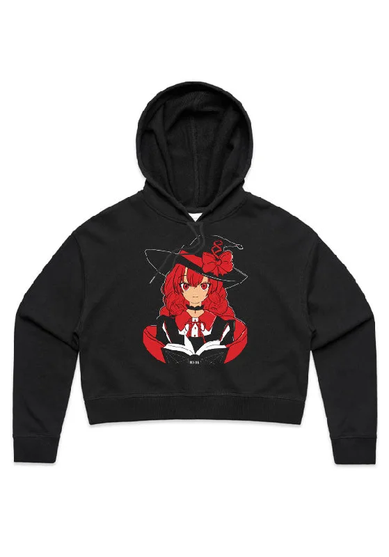 Academia Witch | CROPPED HOODIE** Hoodie with Oversized Fit Loose Comfortable