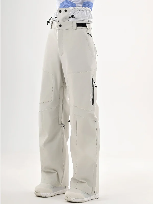 Nobaday Pure Sky 2L Snow Pants Chic Faux Leather Pants