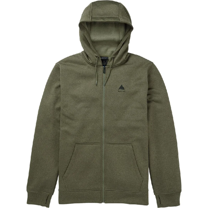 Oak Full-Zip Hoodie Hoodie with Contrast Stitching Detailed Premium