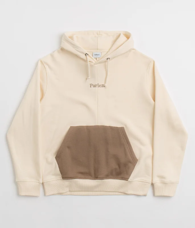 Parlez Benito Hoodie - Ecru Hoodie Jacket Zipper Layering