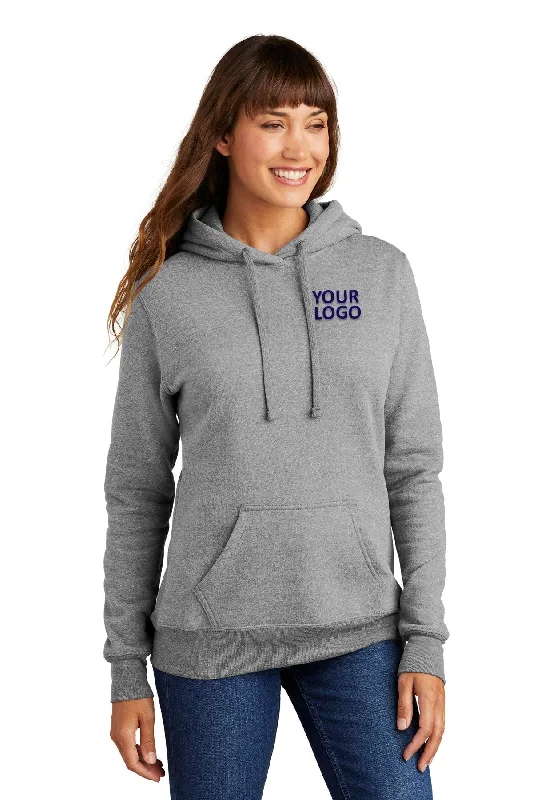 Port & Company Ladies Core Fleece Branded Hoodies, Athletic Heather Hoodie Sweatshirt Pullover