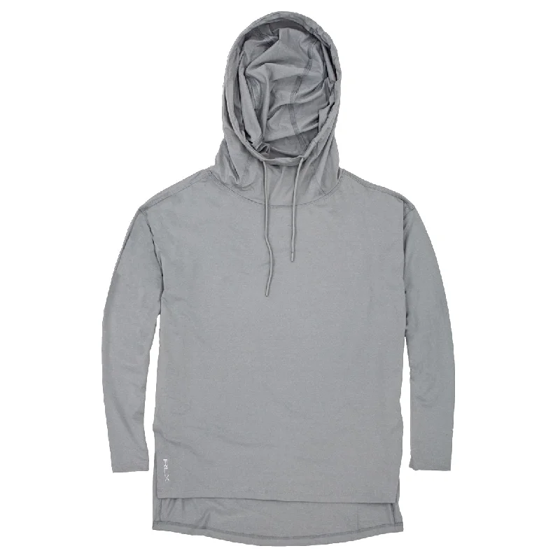 RLX Lux Carbon Light Grey Heather Womens Golf Hoodie Hoodie with Gradient Ombre Colorful