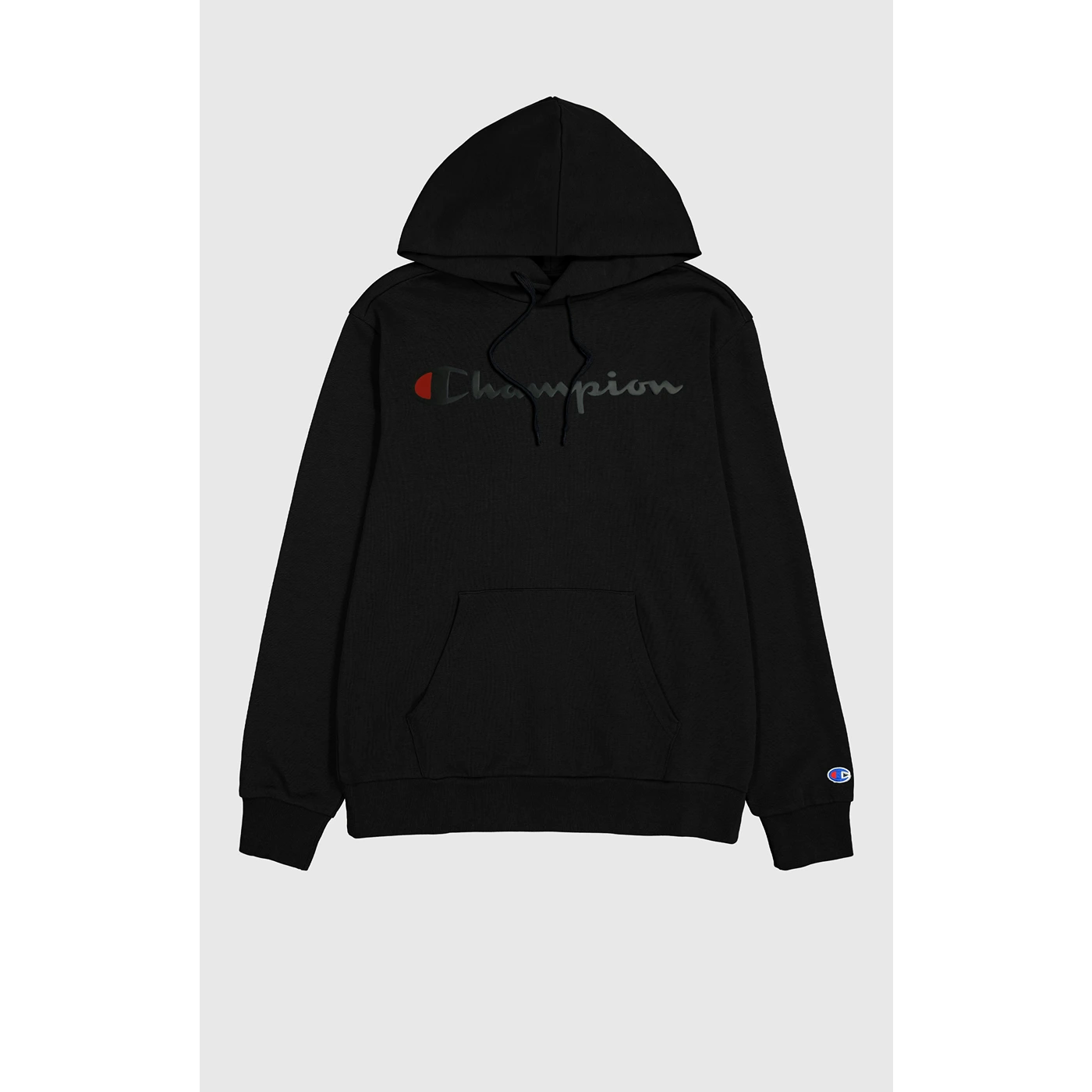 Black Logo Oversized Hoodie Hoodie with Strings Custom Fit Adjustable