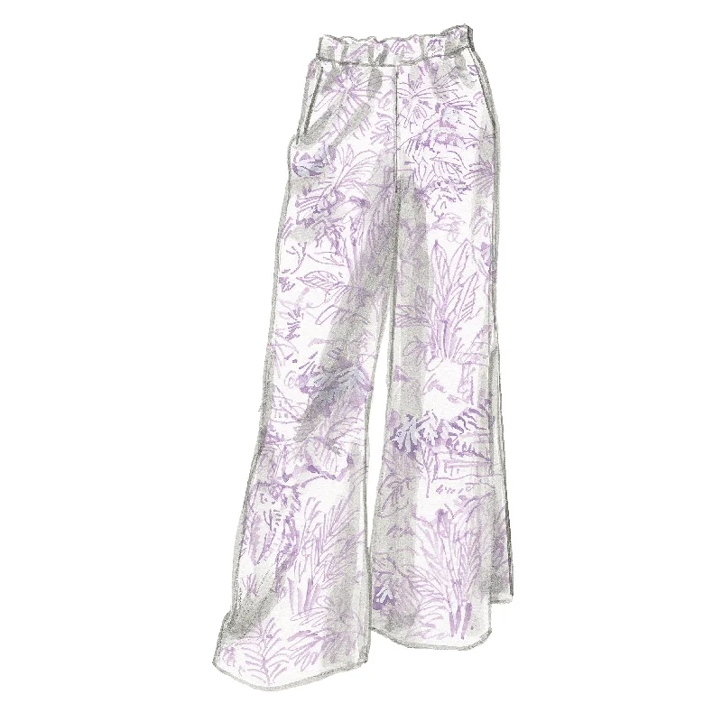 Bunny Gallamores Palazzo Pant Trendy Wide-Legged Trousers