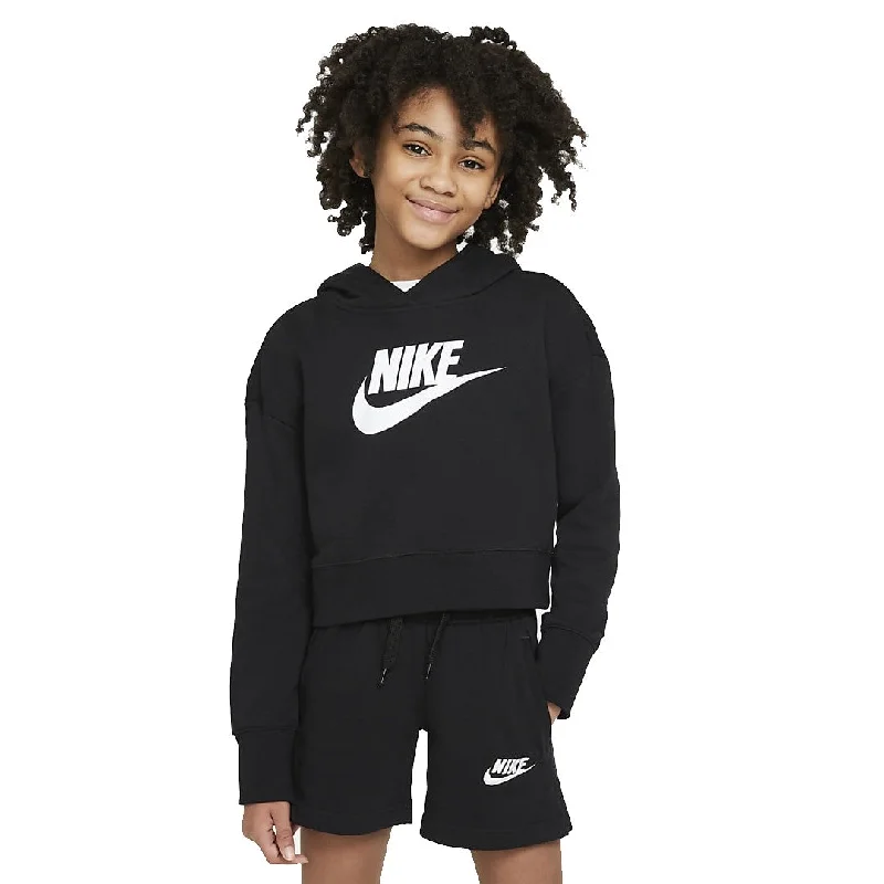 Hoody Crop - Kids Hoodie with Contrast Stitching Detailed Premium