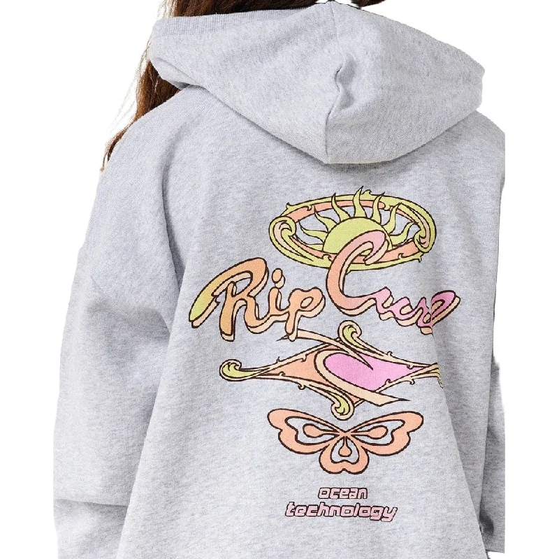 Rolling Curl Hoodie - Kids Hoodie with Belted Waist Structured Tailored