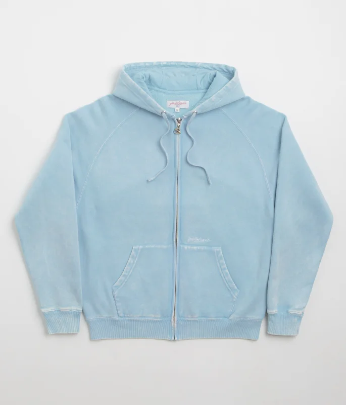 Yardsale Sundown Hoodie - Baby Blue Hooded Sweatshirt Casual Wear Street Style