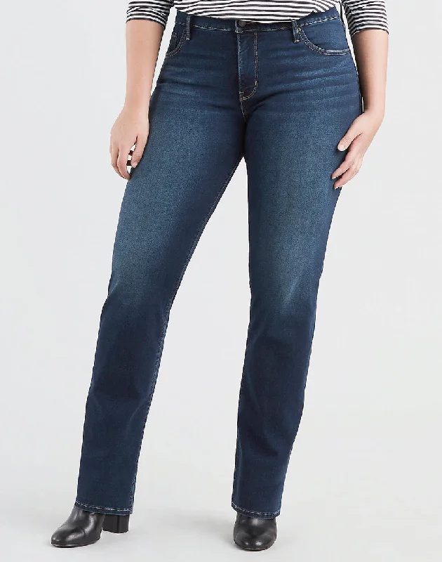 Women's Levis 314 Shaping Straight Jean Stylish High-Waist Skinny Denim