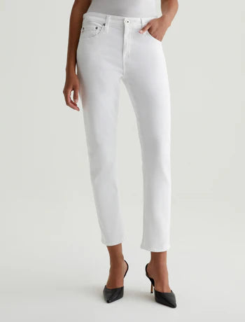 AG Ex-Boyfriend Jean in 1 Year Classic White Comfortable Dark Wash Jeans