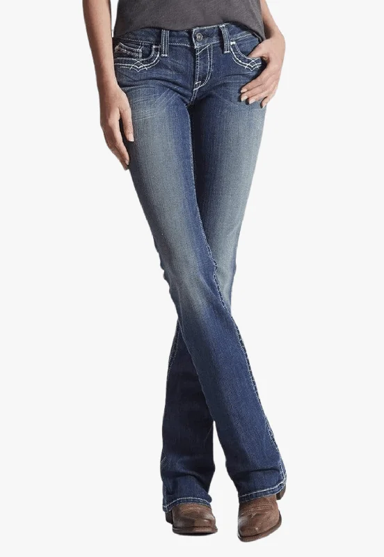 Ariat Womens R.E.A.L Entwined Jean Chic Dark-Wash Skinny Jeans