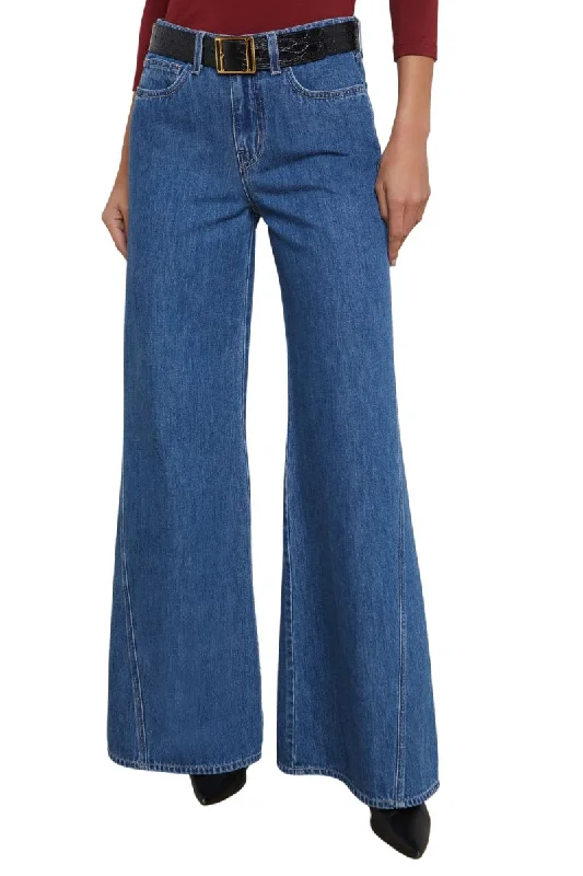 Beau Wide-Leg Jean Comfortable Flare Leg Jeans