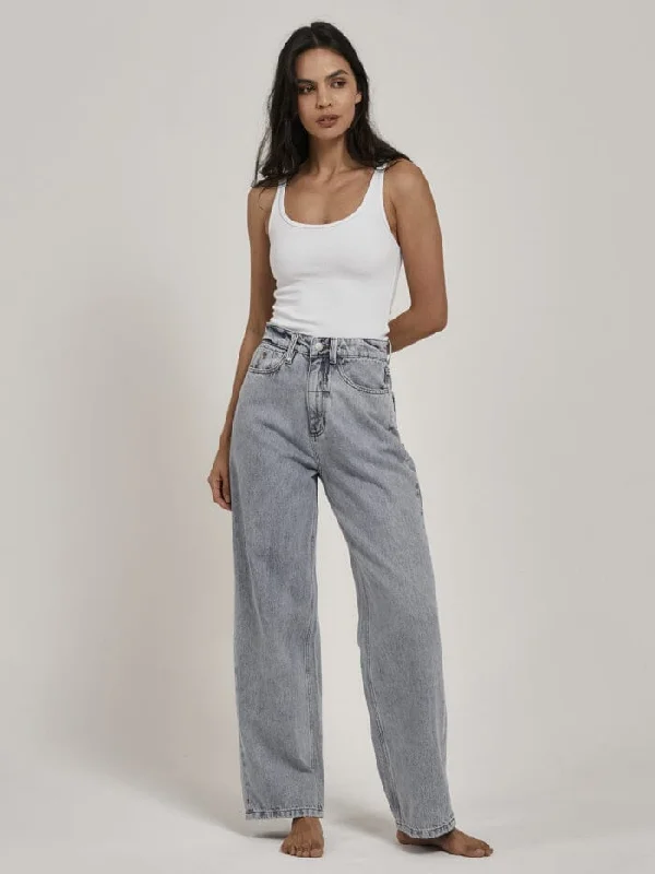 Billie Jean - Garage Blue Chic Rolled Cuff Denim Jeans