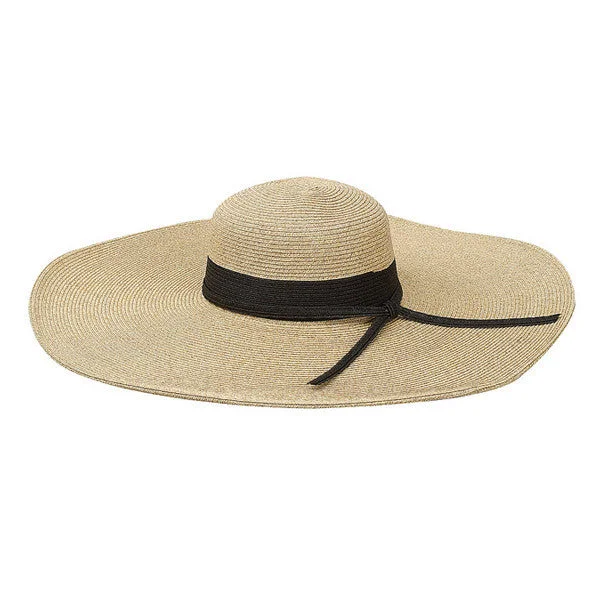 Jeanne Simmons - 7" Brim Sun Hat Trendy Low-Rise Slim Jeans