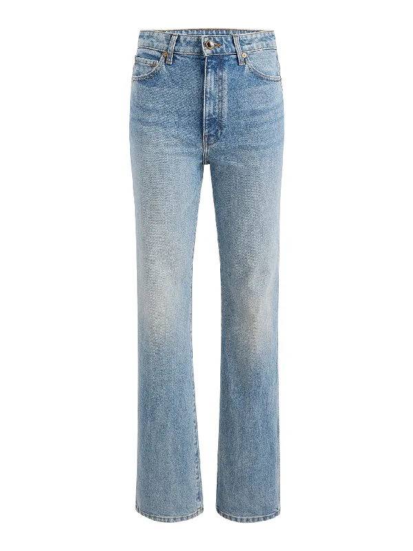 THE DANIELLE STRETCH JEAN Comfortable Straight-Legged Denim