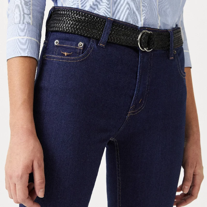 R.M.Williams - Maren Jean - Indigo Casual Wide-Legged Denim Jeans