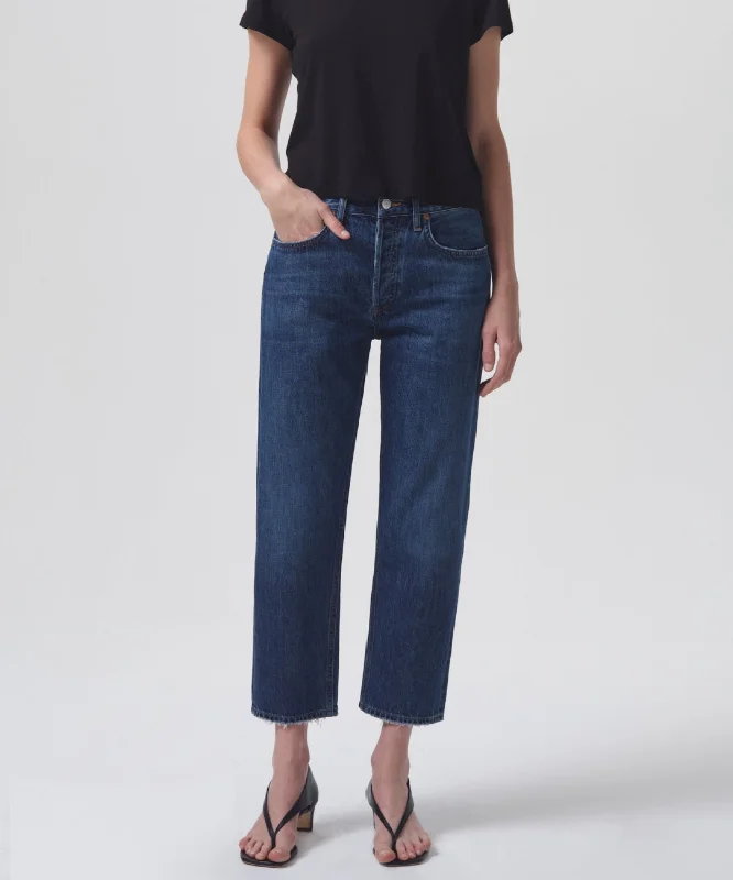 Parker Jean Trendy Pleated Waist Jeans