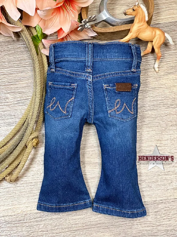 Wrangler Preschool Jean ~ Medium Blue Comfortable Zip-Fly Denim Jeans